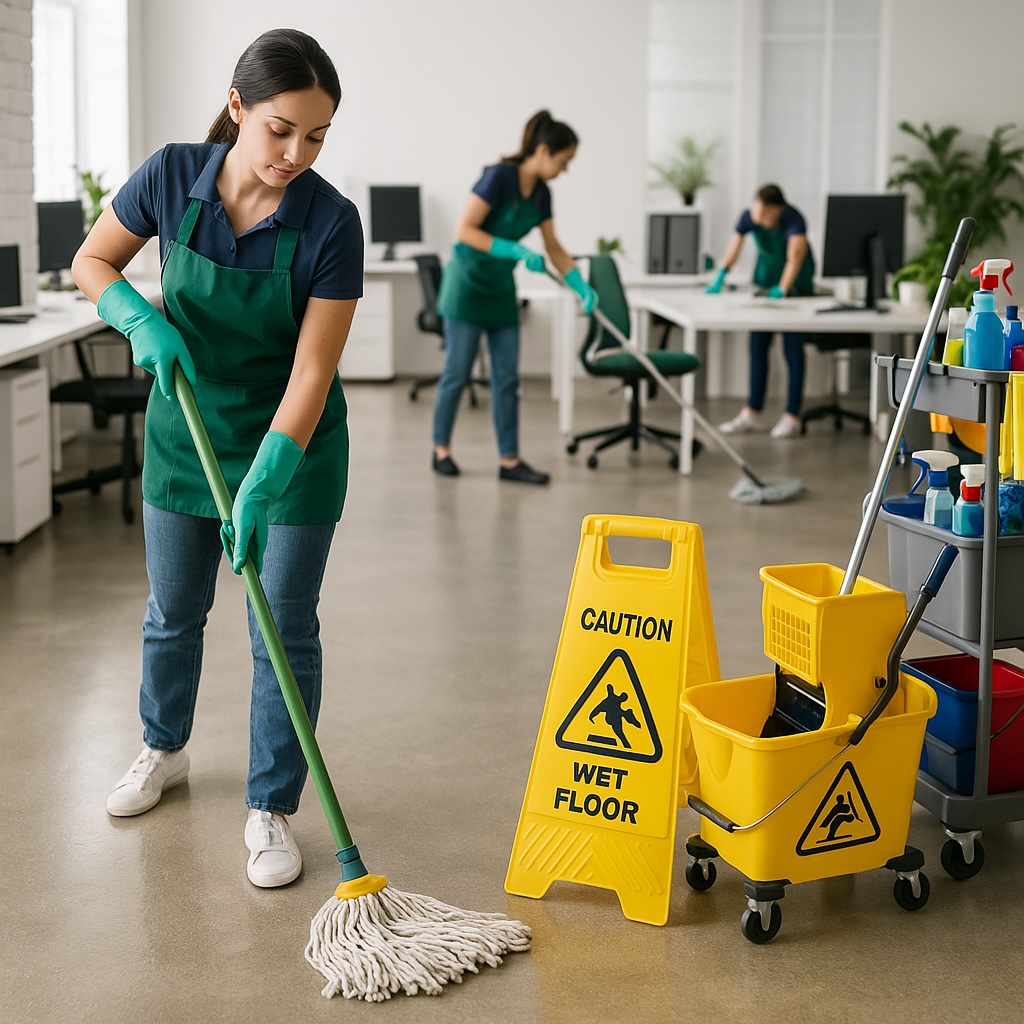 Clean commercial office space